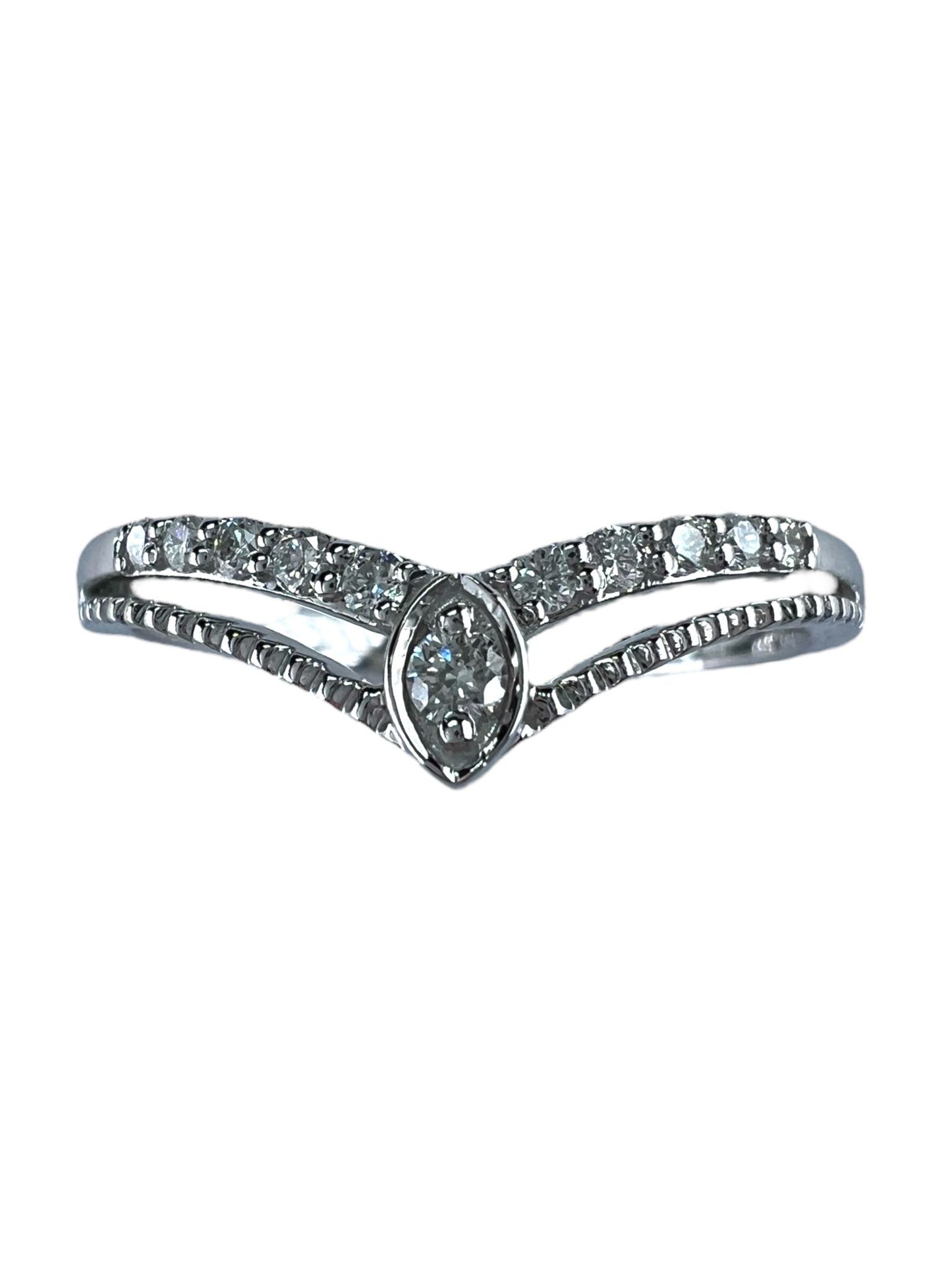 14k Gold Designer Diamond Ring