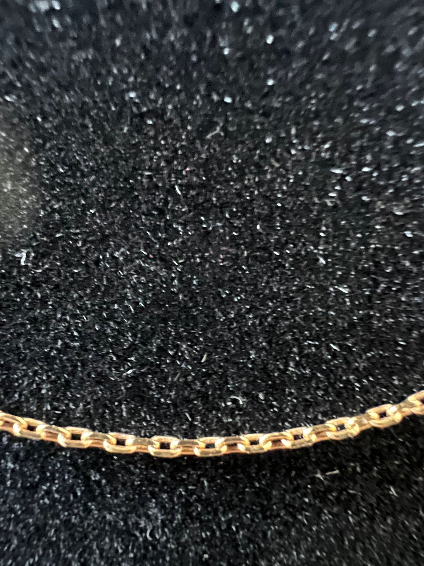 14K Gold Diamond Cut Adjustable Cable Necklace Chain