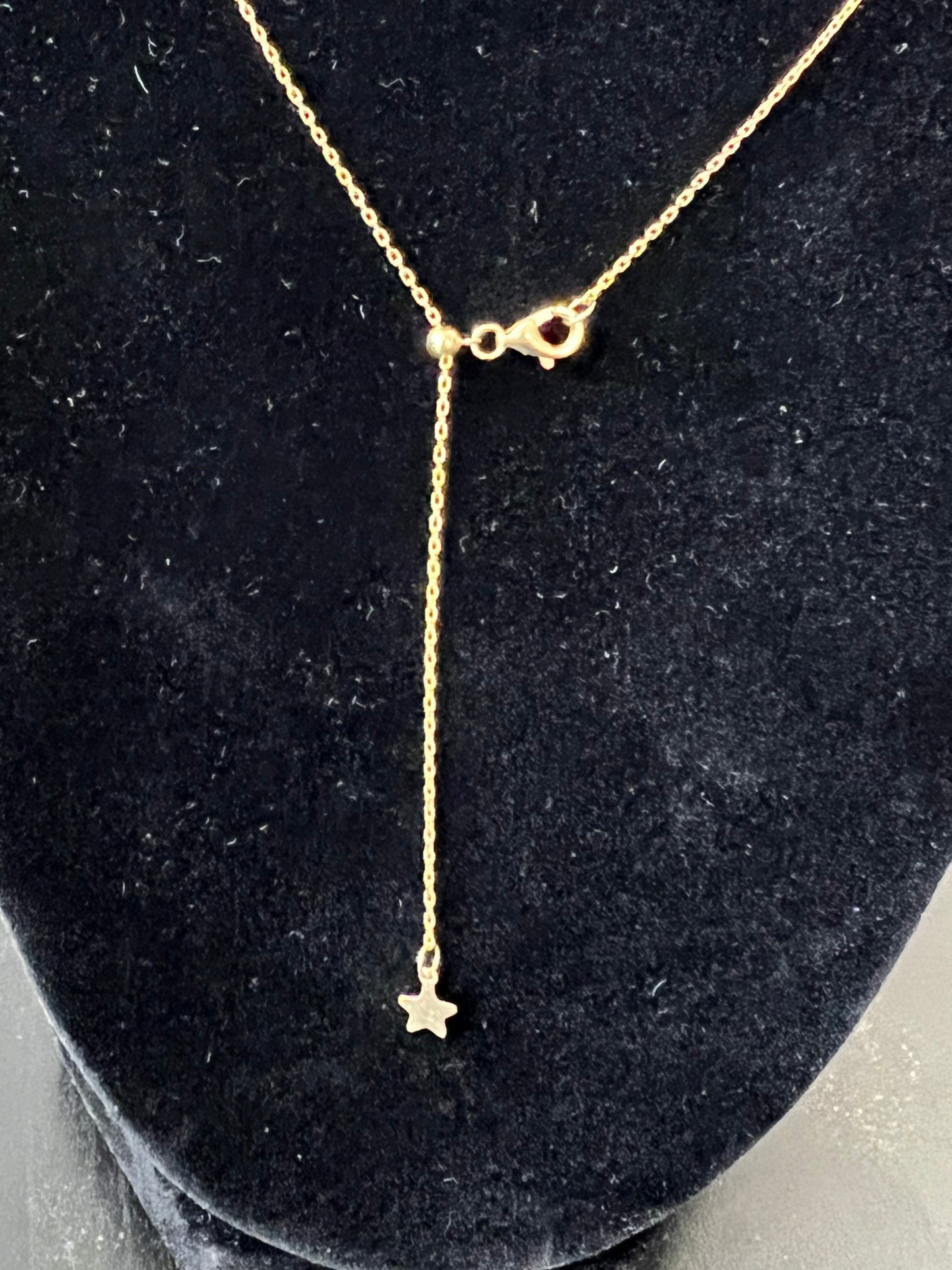 14K Gold Diamond Cut Adjustable Cable Necklace Chain