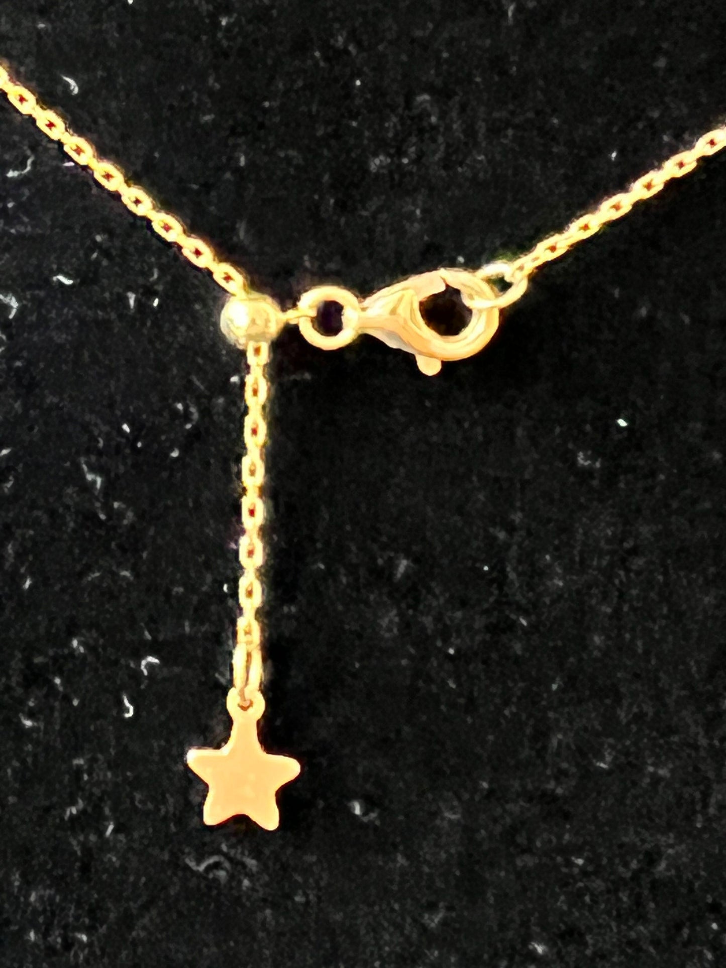 14K Gold Diamond Cut Adjustable Cable Necklace Chain