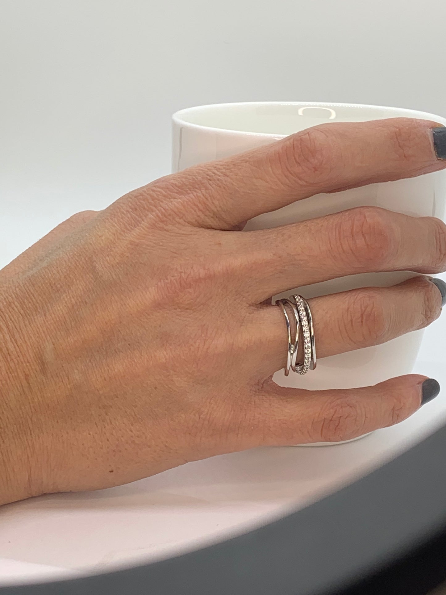 14k Gold Designer Diamond Ring