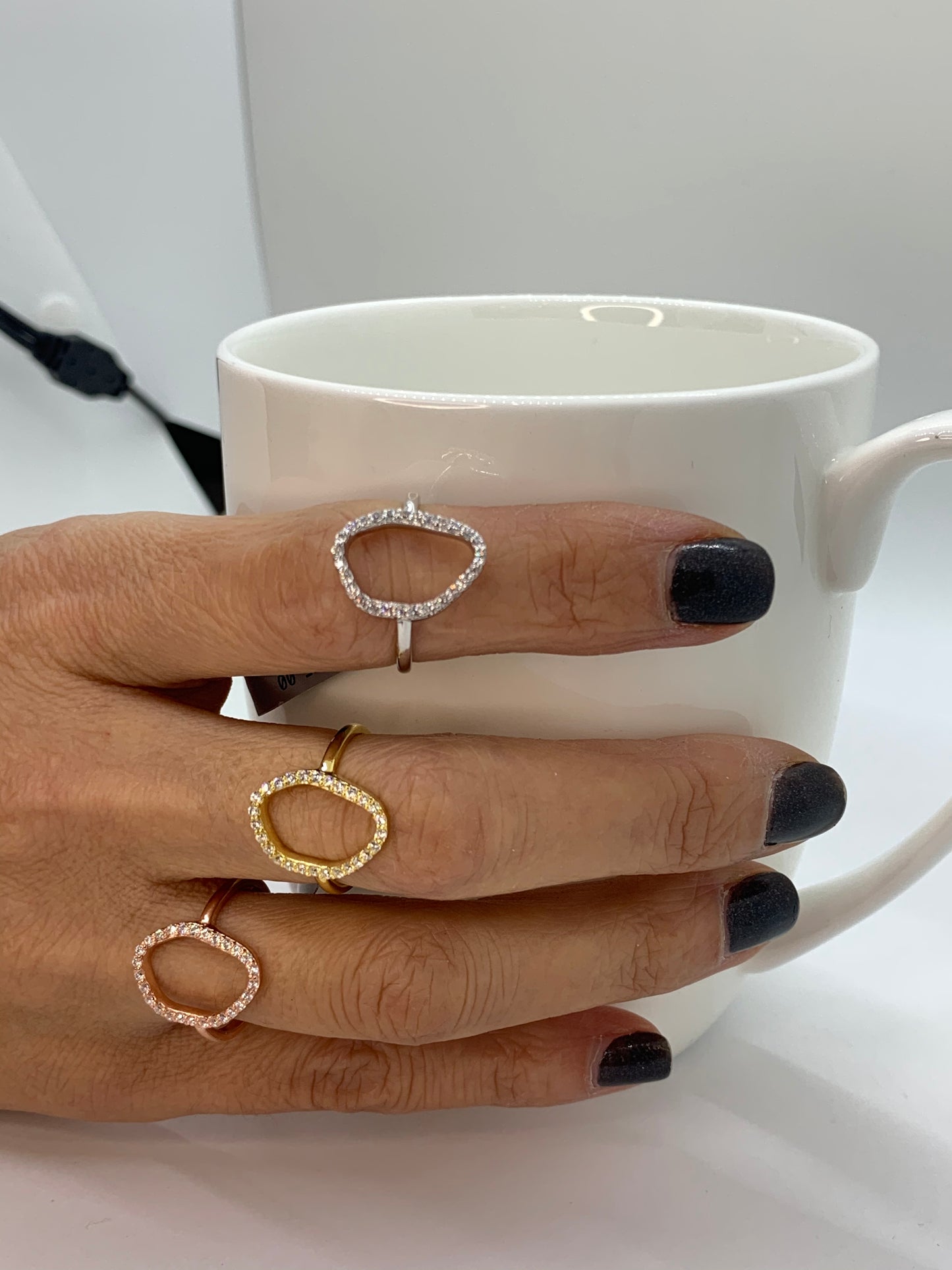 14k Gold Designer Diamond Ring