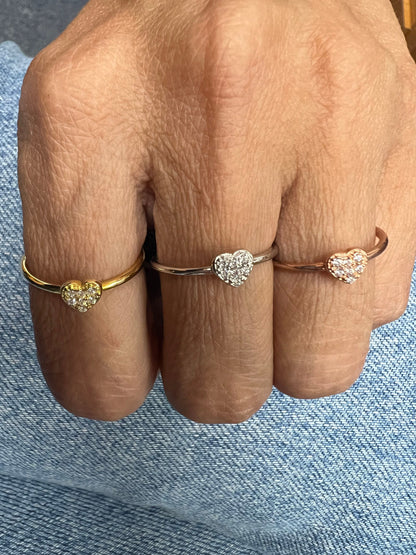 Sterling Silver Heart Ring