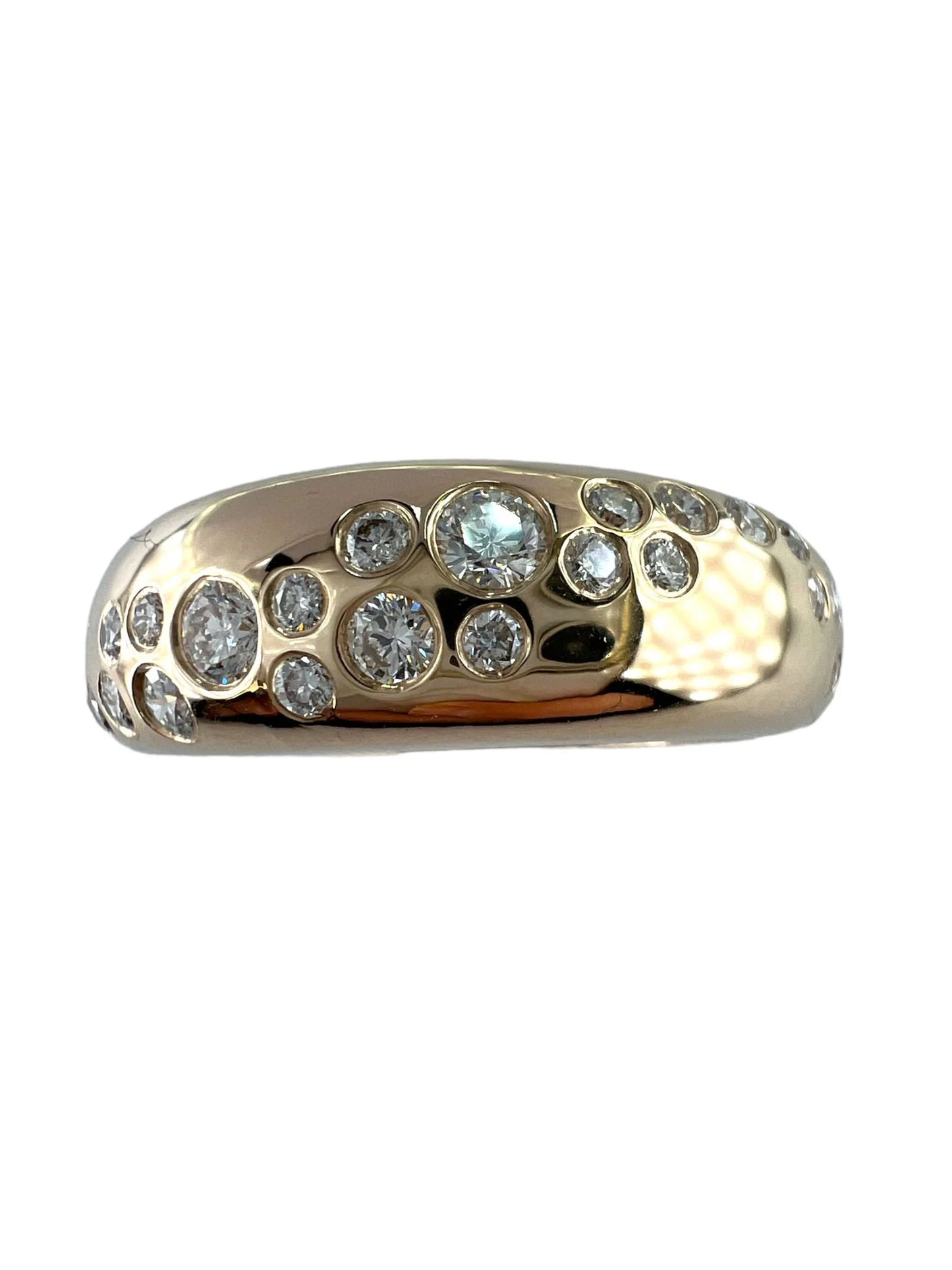 14k Gold Wedding Diamond Band Ring