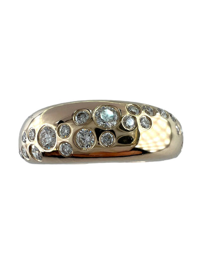 14k Gold Wedding Diamond Band Ring