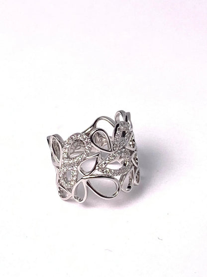 14k Gold Pear Shape Diamond Ring