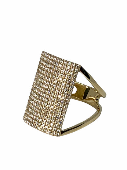 14k Gold Diamond Fashion Ring