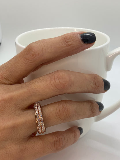 14k Gold Designer Diamond Ring