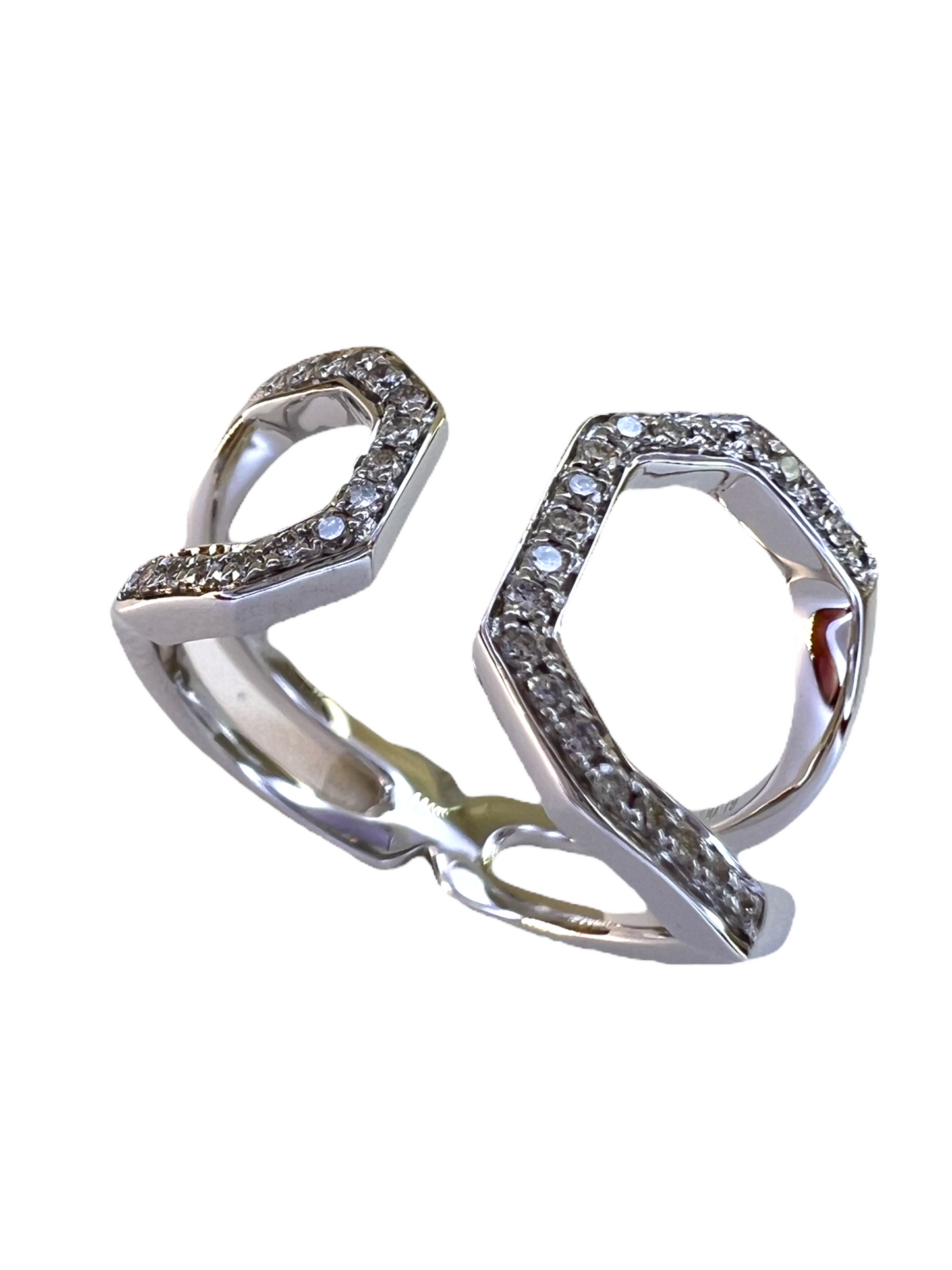 14k Gold Designer Diamond Ring
