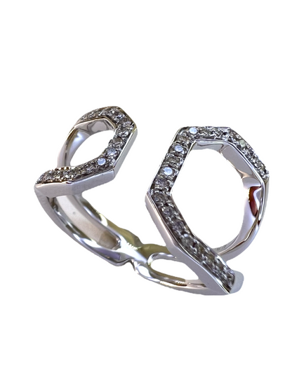 14k Gold Designer Diamond Ring
