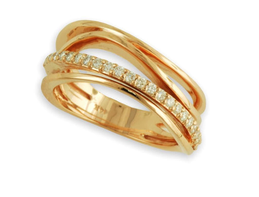 14k Gold Designer Diamond Ring